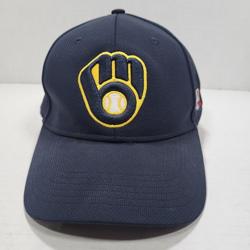 Milwaukee Brewers‎ Navy OC Sports Hat One Size Adjustable Hook Loop